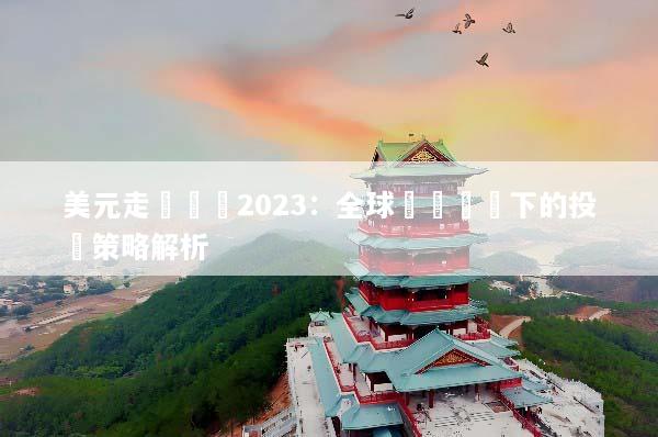 美元走勢預測2023：全球經濟動盪下的投資策略解析